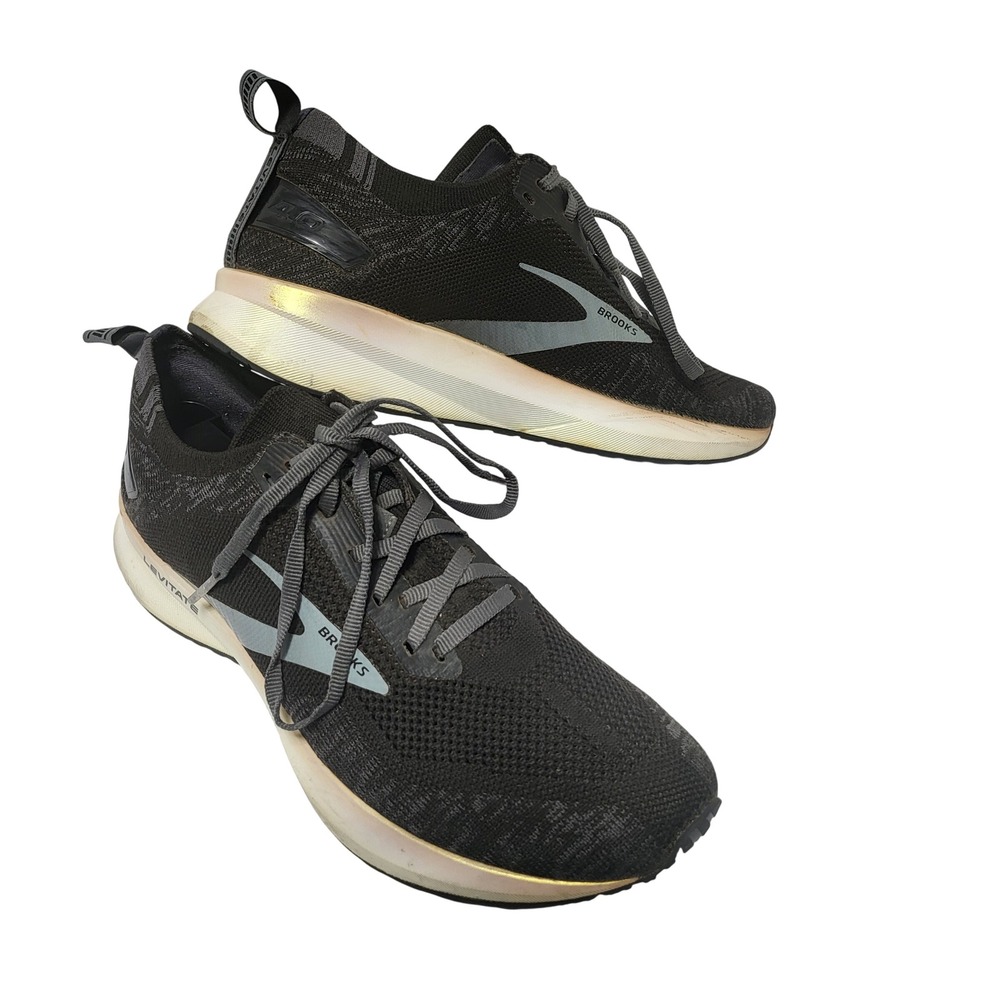 Brooks Levitate 4.0 Women's Running Shoes Black Gray Athletic Sneakers Size‎ 9